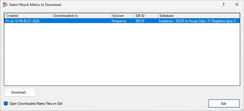 Download From Server Dialog