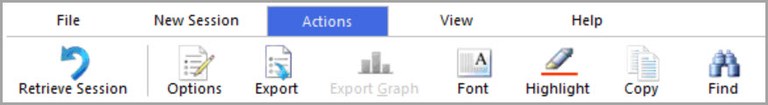 Matrix Menu for a Case Listing Matrix