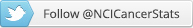 Follow NCICancerStats on Twitter
